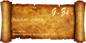 Gyulai Zsolt névjegykártya