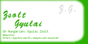 zsolt gyulai business card